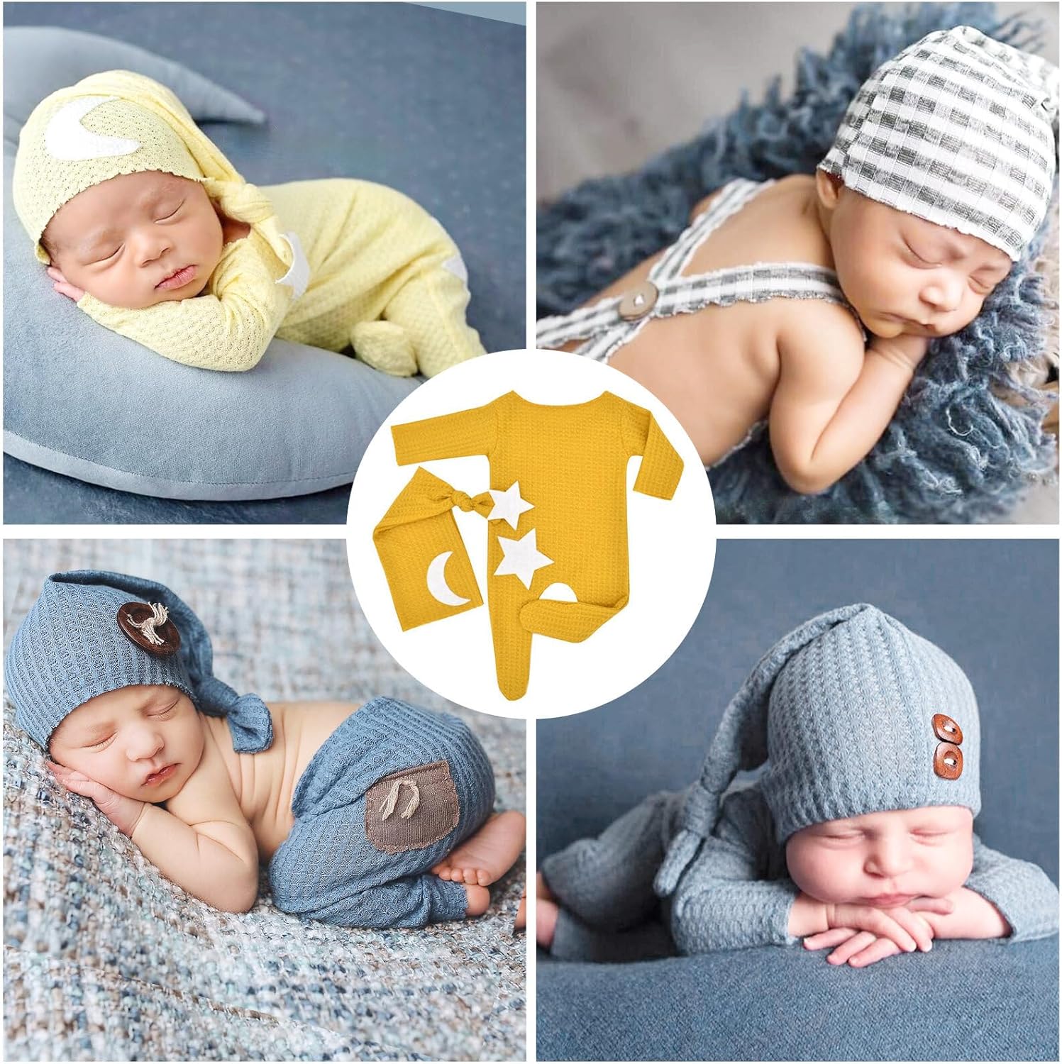 Newborn Baby Clothing Prop Set