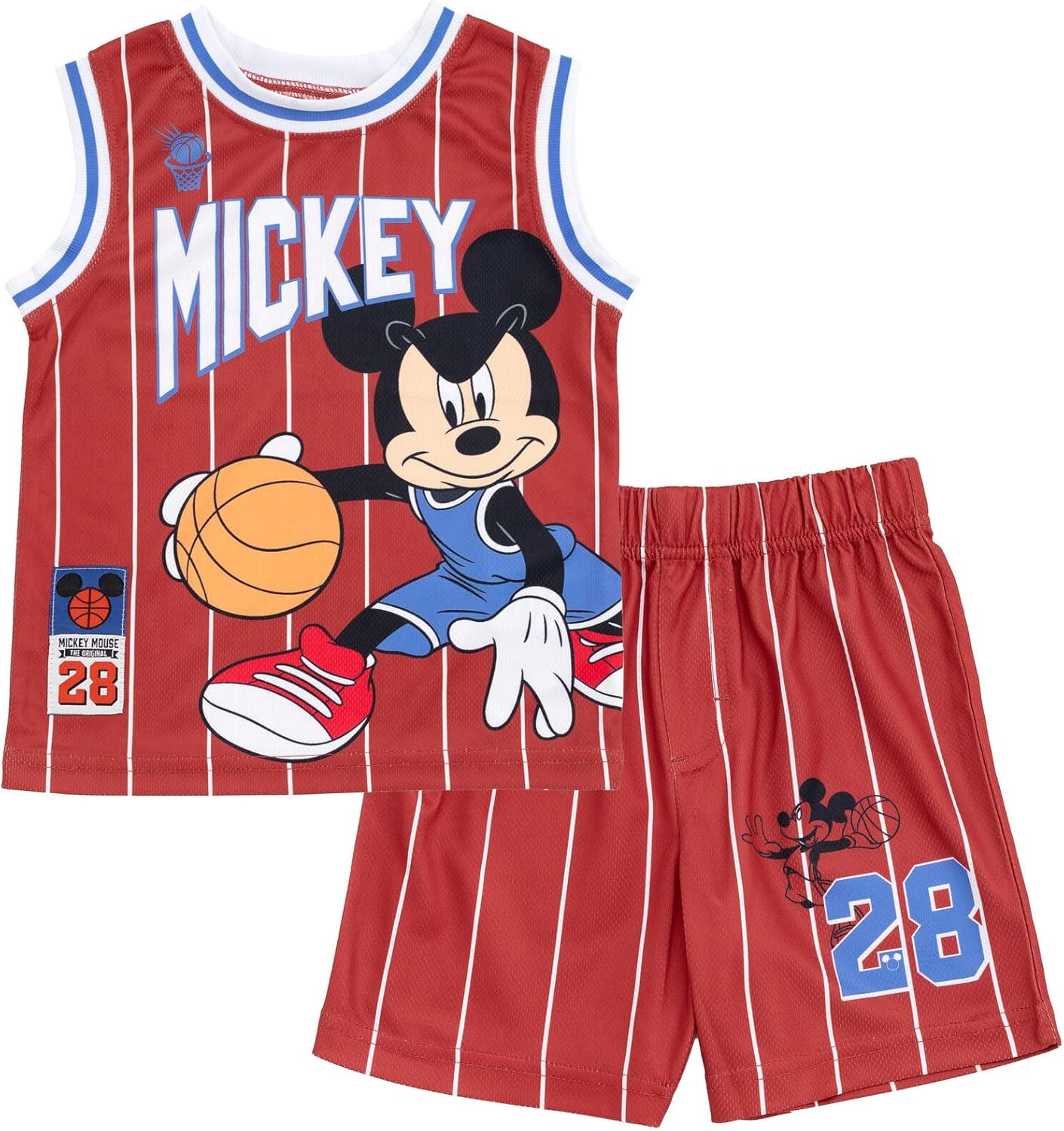 Disney Boys Basketball Jersey Shorts Set 2T-1012