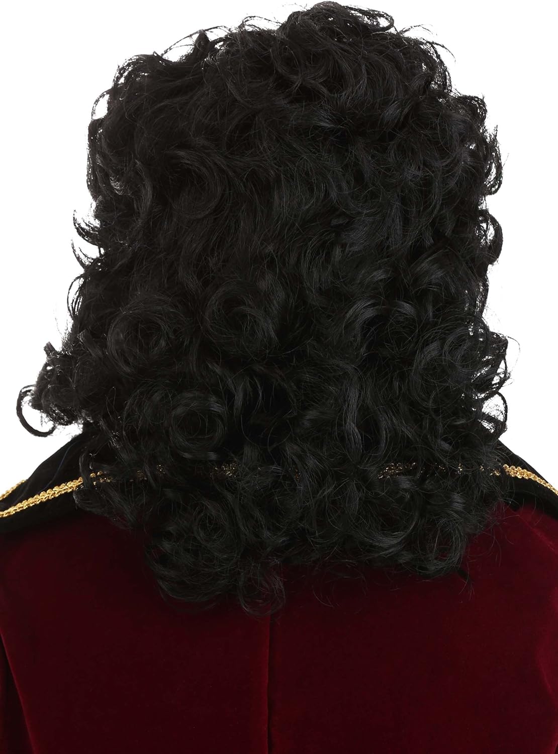 Fun Costumes Kids Pirate Wig Black Curly Wavy