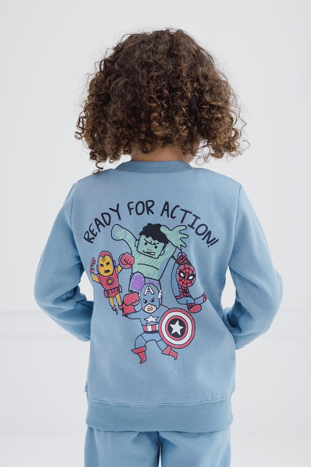 Marvel Avengers Action Fun Toddler Boys Fleece Set Perfect Fall Winter Outfit