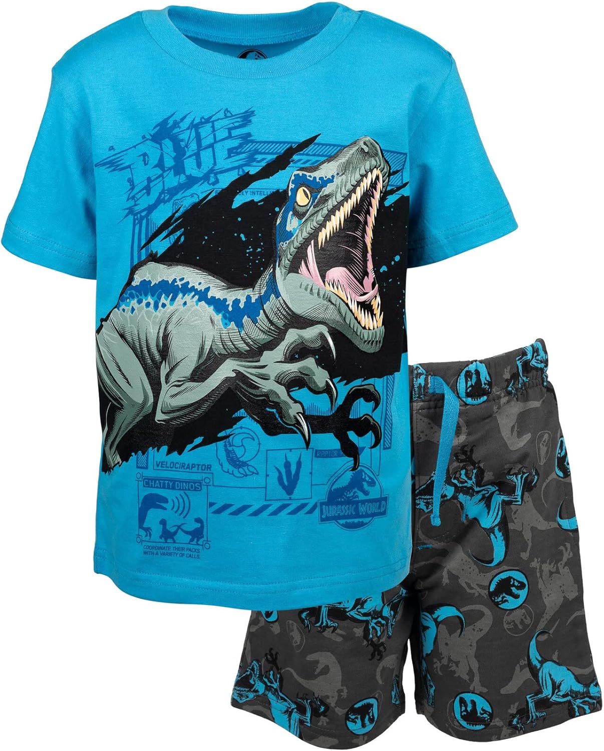 Jurassic World T-Shirt French Terry Shorts Set Big Kids