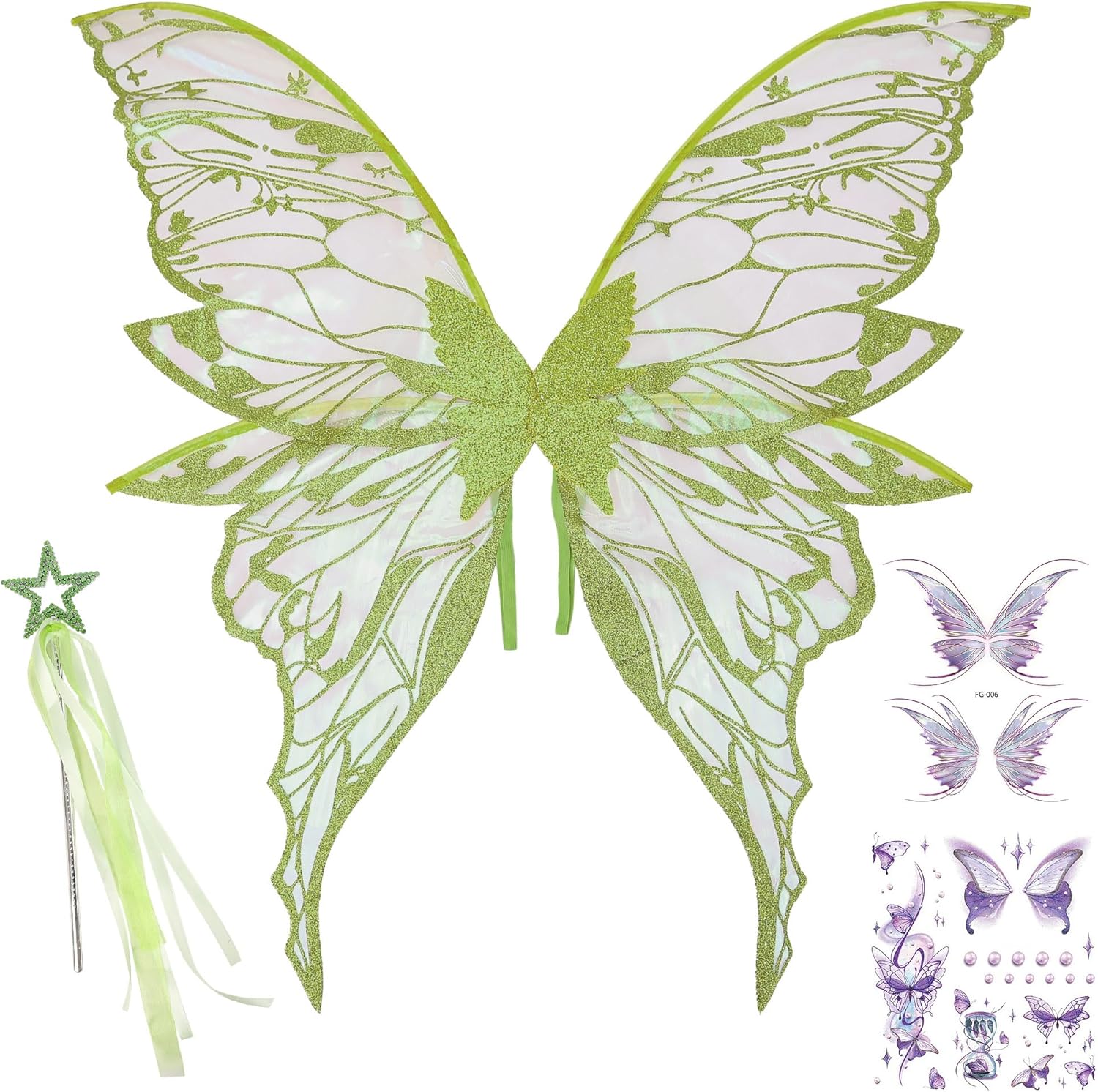 Woifunu Fairy Wings Costume Set