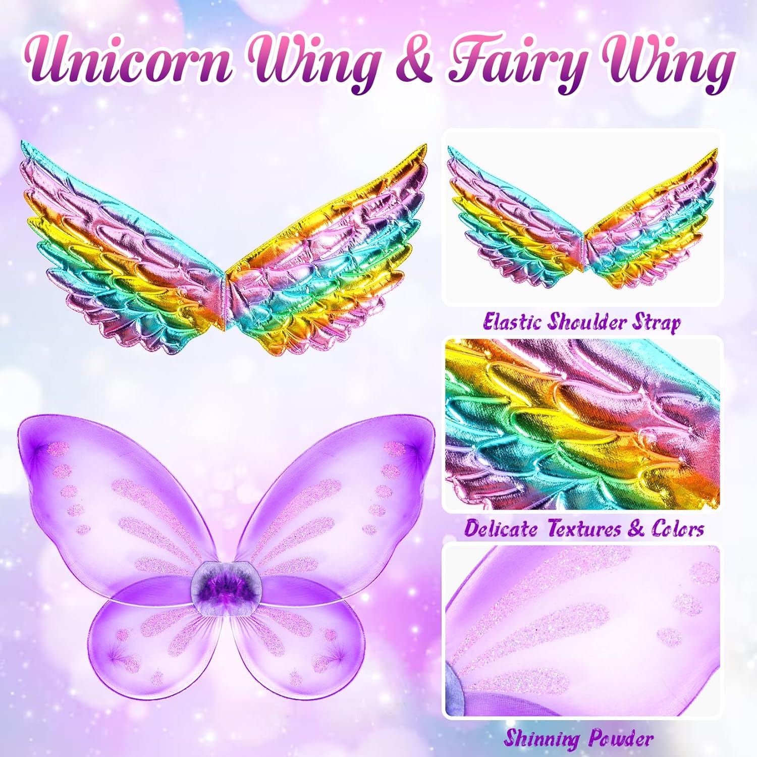 HAMSILY Unicorn Fairy Princess Costume for Girls