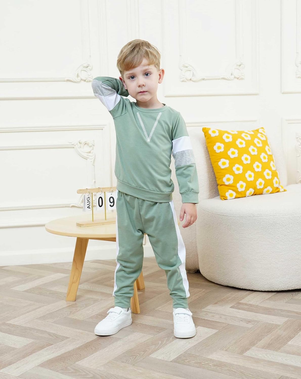 Stylish Colorblock Set for Kids