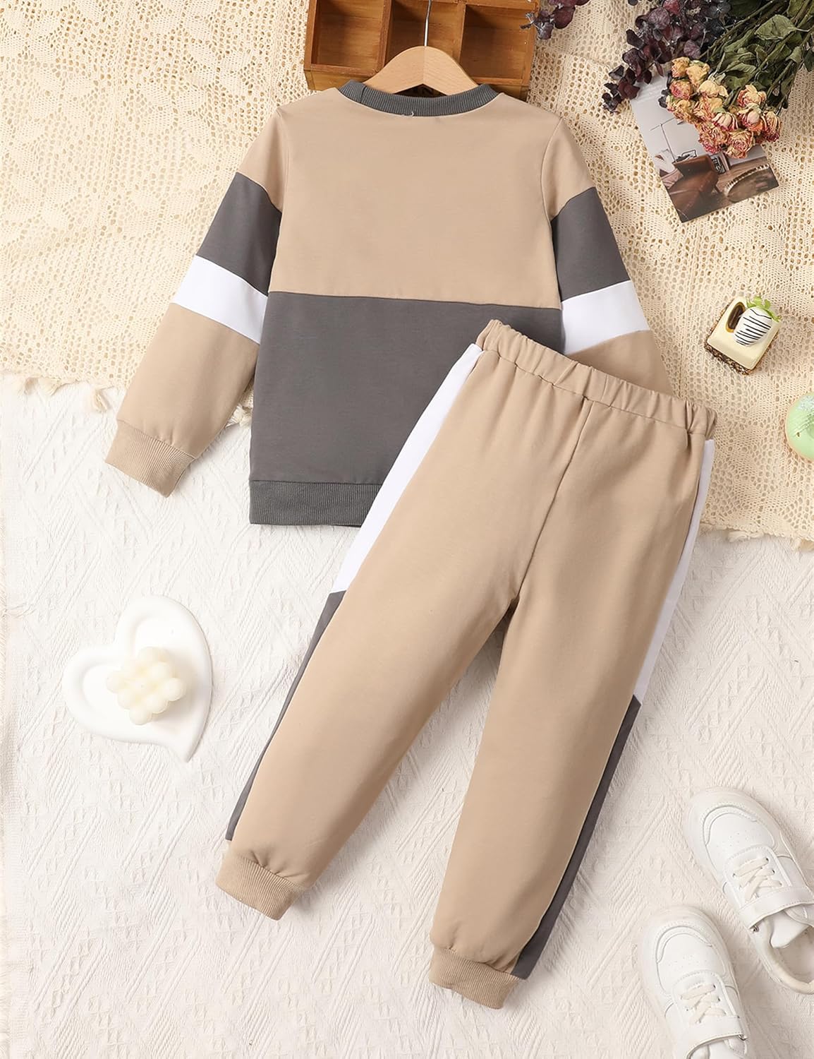 Hevemexy Toddler Boys Fall Winter Set