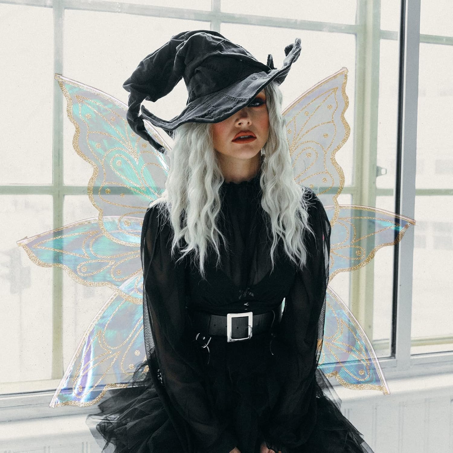 Gold Fairy Wings Dress Up Costume