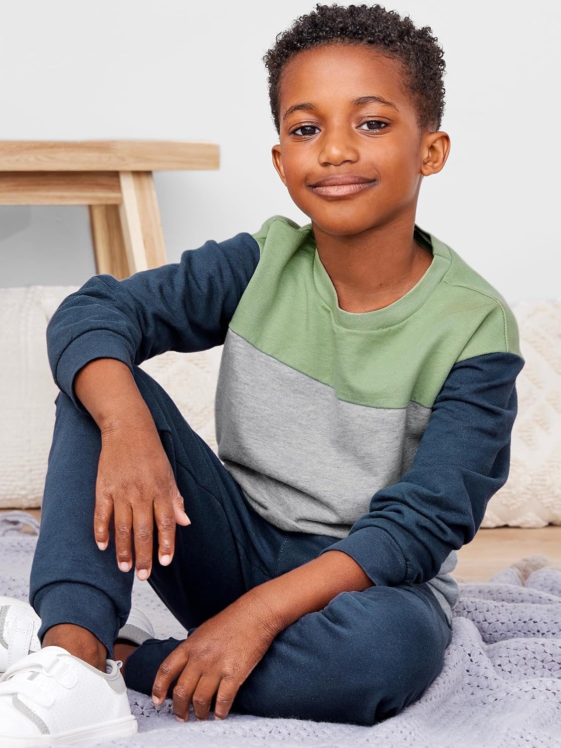 Simple Joys by Carters Boys 4-Piece Sweatshirt Set 1