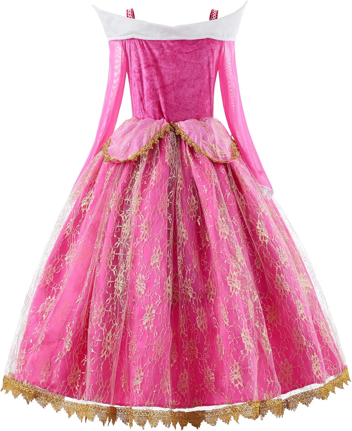 JerrisApparel Girls Pink Princess Costume Halloween Costumes